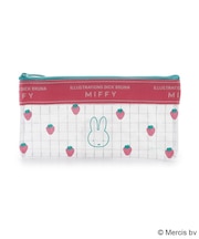 Dick Bruna miffy クリアペンケース 格子