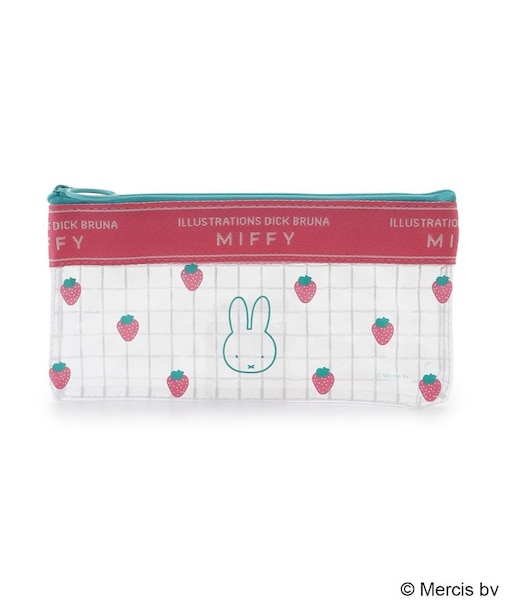 Dick Bruna miffy クリアペンケース 格子