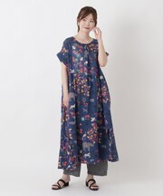 リゾート アニマル柄ワンピース