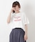 コットン ワイドプリント Tシャツ B
