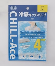 ◆【ひんやり】CHILLAce 冷感ネックスリーブ1枚 L