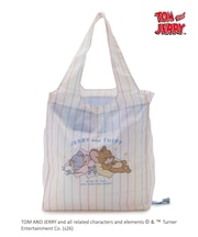 トムとジェリー 底板付きエコバッグ ワイド