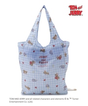 トムとジェリー 底板付きエコバッグ ワイド