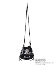 SNOOPY メッシュ巾着ショルダーバッグ