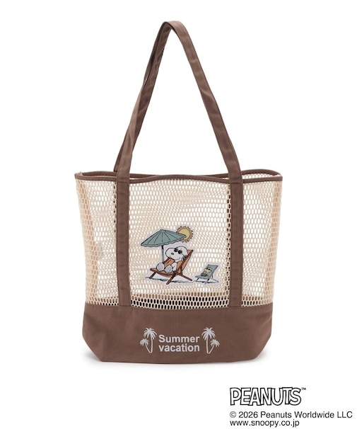 SNOOPY メッシュトートバッグ