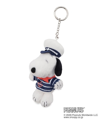 SNOOPY プチふわキーチェーンマスコット スヌーピー