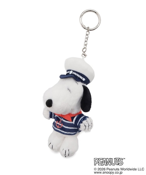 SNOOPY プチふわキーチェーンマスコット スヌーピー
