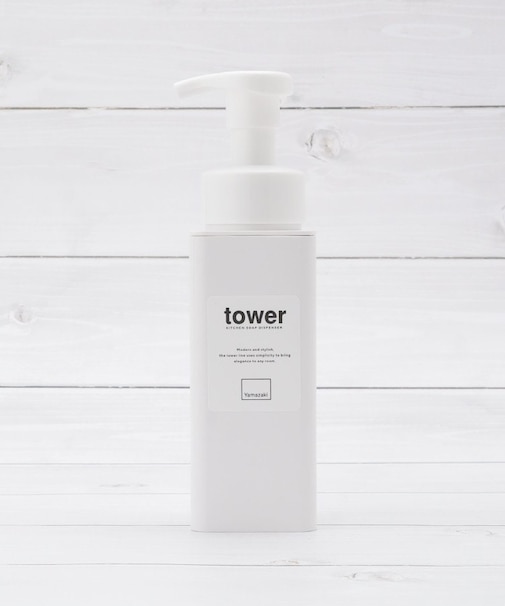 tower タワー シンクカゴに入るディスペンサー泡