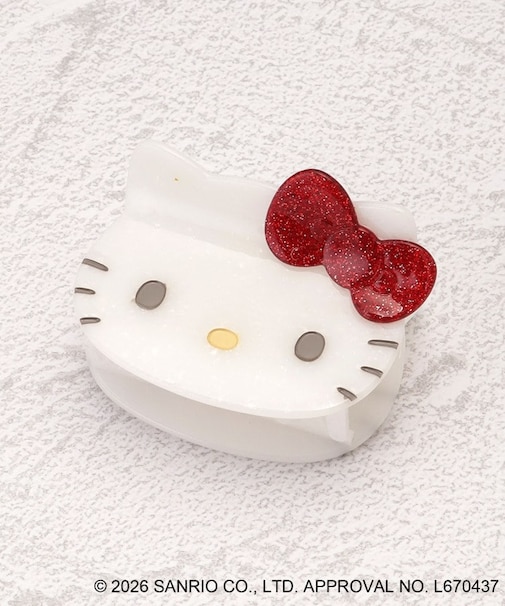ハローキティ ラメバンスクリップ