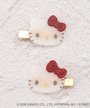 ハローキティ ラメヘアクリップ