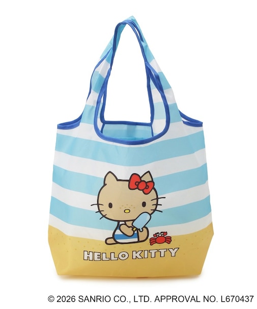 【ワンズテラス限定】ハローキティ エコバッグ L 日焼け