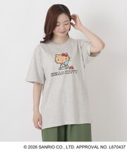 【ワンズテラス限定】ハローキティ 半袖Tシャツ 日焼け