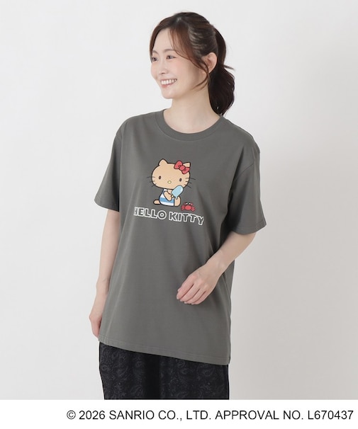 【ワンズテラス限定】ハローキティ 半袖Tシャツ 日焼け
