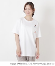 【ワンズテラス限定】ハローキティ 半袖Tシャツ ポケ付き