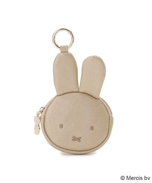 Dick Bruna miffy フェイスミニポーチ ゴールド