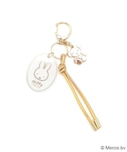 Dick Bruna miffy ロープキーリング ゴールド