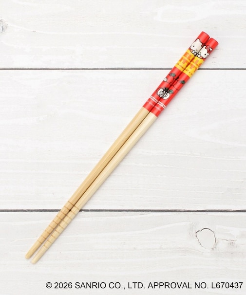 ◆【先行販売】ハローキティ 竹箸 21cm