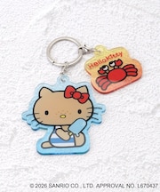◆【先行販売】ハローキティ チャームキーホルダー 日焼け