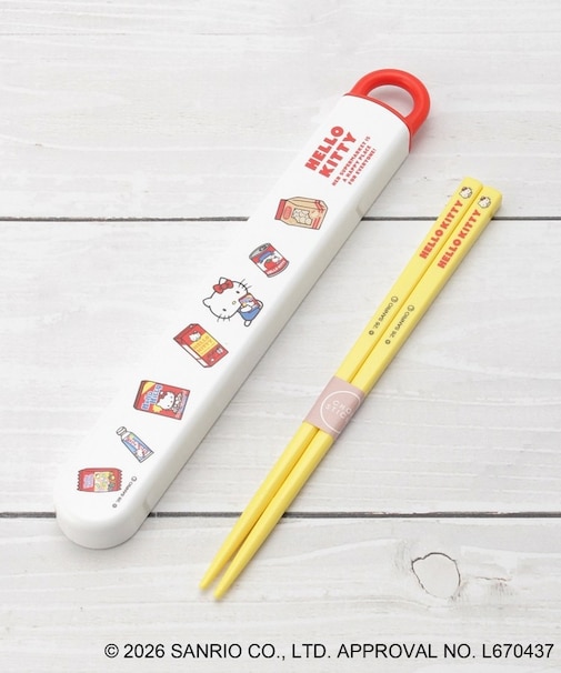 ◆【先行販売】ハローキティ スライド箸&箸箱セット
