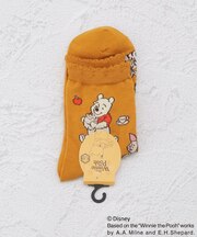 ◆【ワンズテラス限定】ディズニー 『くまのプーさん』 デザイン ピクニック柄クォーターソックス