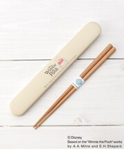 【ワンズテラス限定】ディズニー 『くまのプーさん』 箸・箸箱セット CAFE