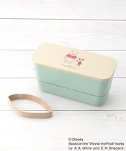 【ワンズテラス限定】ディズニー 『くまのプーさん』 スキット2段ランチボックス CAFE