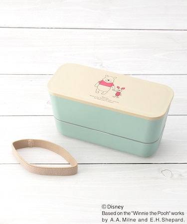 【ワンズテラス限定】ディズニー 『くまのプーさん』 スキット2段ランチボックス CAFE