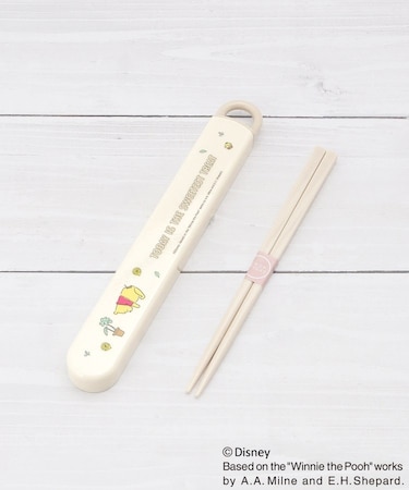 ◆【先行販売】ディズニー 『くまのプーさん』 スライド式箸セット CAFE
