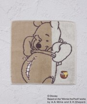 ◆ディズニー 『くまのプーさん』 タオルハンカチ 縫い目