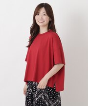 【ひんやり】CVC プレーティング 冷感天竺プルオーバー