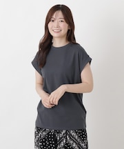 【ひんやり】汗じみ防止加工 ノースリーブプルオーバー