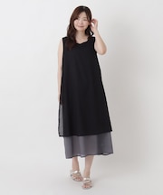 リゾート ダブルボイルワンピース