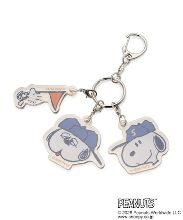 SNOOPY 3連アクリルキーホルダー