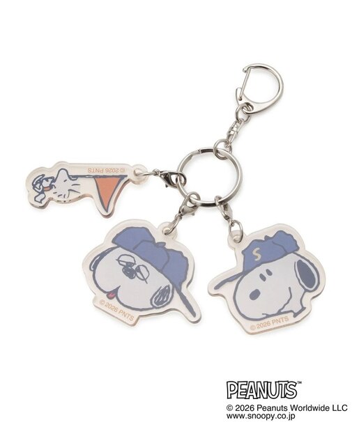 SNOOPY 3連アクリルキーホルダー
