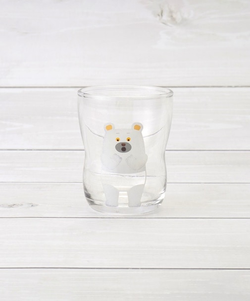 つよいこグラス しろくまのパンツ S 130ml
