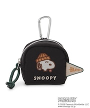 SNOOPY カラビナ付きポーチ