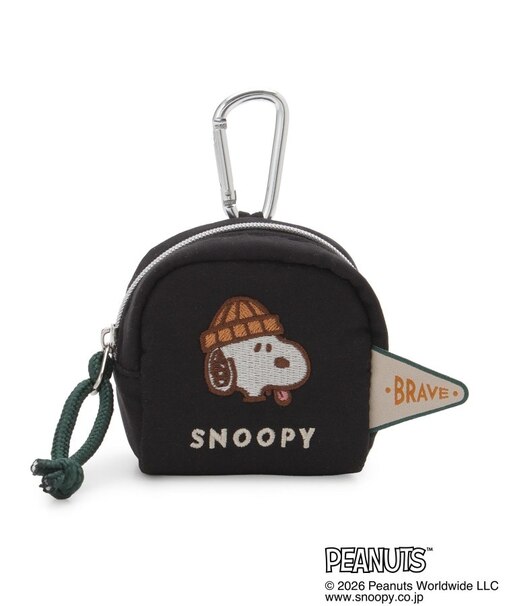 SNOOPY カラビナ付きポーチ