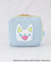 ノンタン サガラ刺繍スクエアポーチ