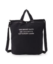 JOUET ジョエット ロゴプリント2WAYトート