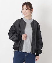 デニム バルーンスリーブ ブルゾン