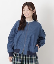 デニム バルーンスリーブ ブルゾン