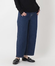 ウエストリブ ストレッチデニムパンツ