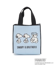 SNOOPY ジャカードキュービックバッグ