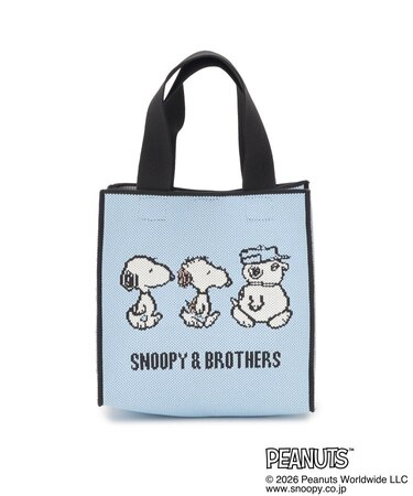 SNOOPY ジャカードキュービックバッグ