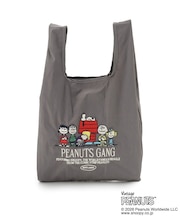 SNOOPY ストラップ付きショッパーバッグ