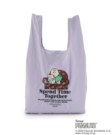 SNOOPY ストラップ付きショッパーバッグ