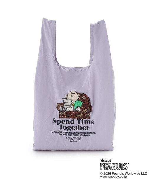SNOOPY ストラップ付きショッパーバッグ