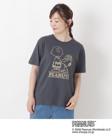 SNOOPY クルーネックTシャツ A