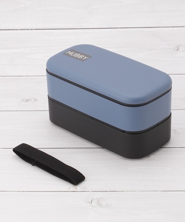 HUBBY メンズスクウェアランチBOX 1L