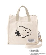 SNOOPY 2WAY帆布トートバッグ